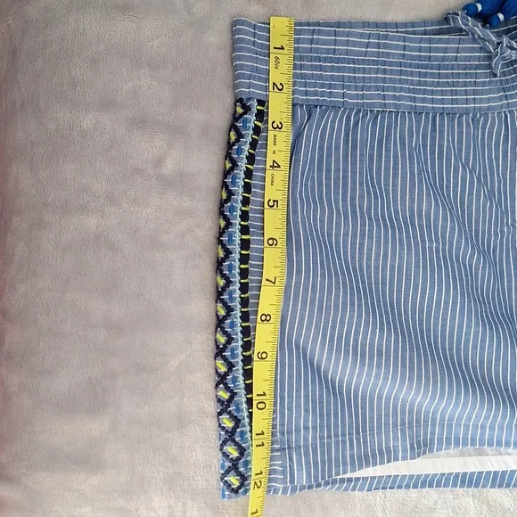 Vineyard Vines blue striped embroidered shorts, small - Picture 7 of 10